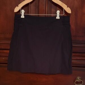 Athlete Black skort with shorts